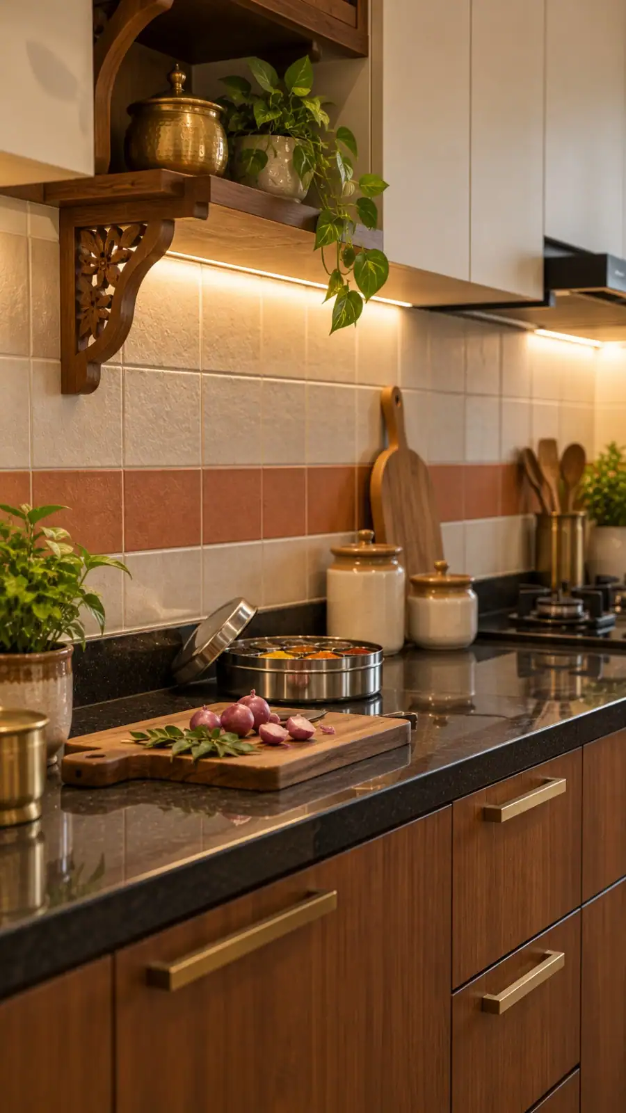 West Bengal-inspired interior with a regional landmark